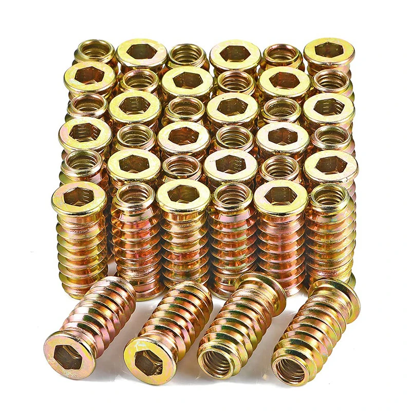 Carbon steel Threaded Bolt Sleeve For Wood59 Carbon steel Threaded Bolt Sleeve For Wood59