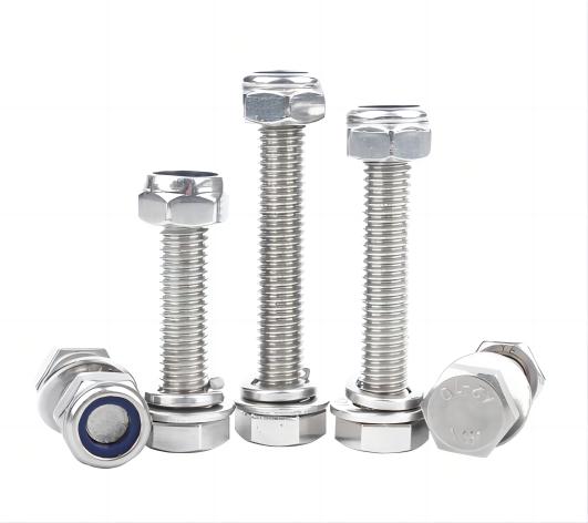 Stainless steel nylon anti loosening nut110