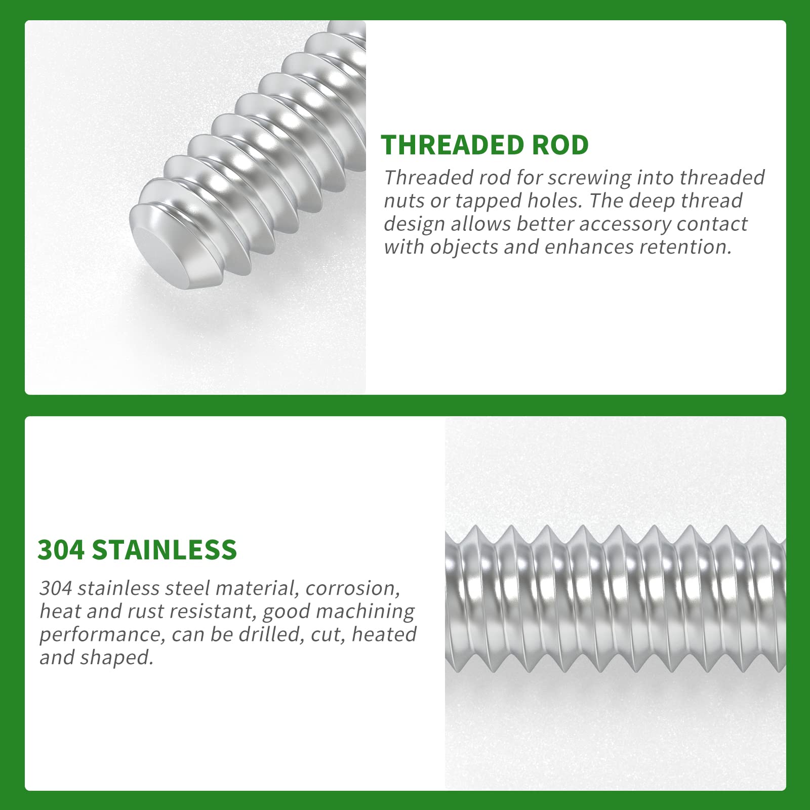 M10 Stainless Steel Threaded Rod402 M10 Stainless Steel Threaded Rod402
