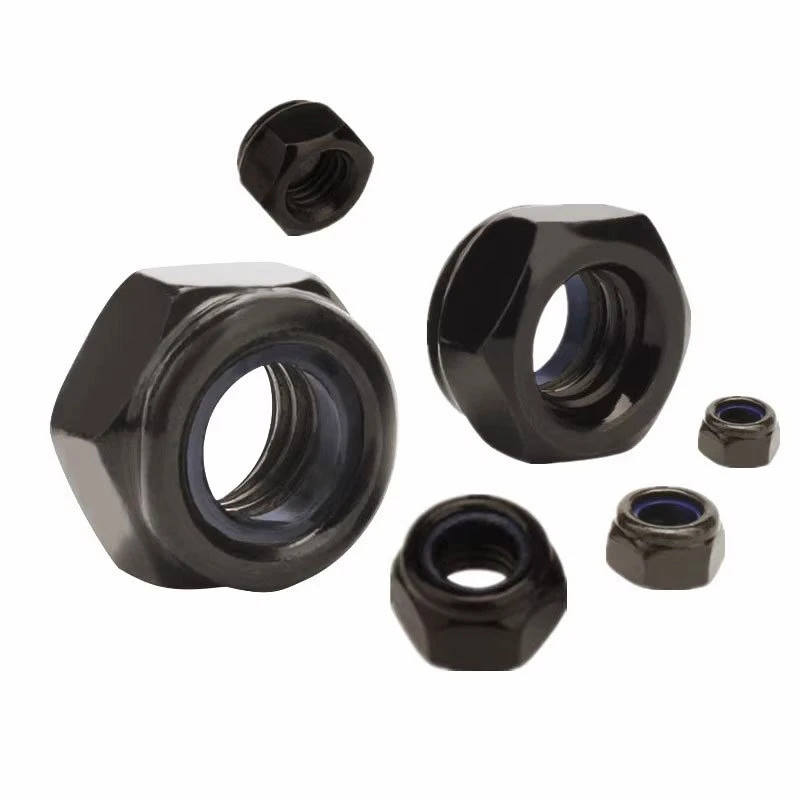 Black galvanized hexagonal lock nut88 Black galvanized hexagonal lock nut88
