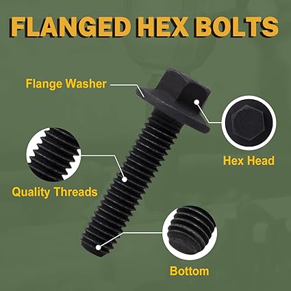 M6 Hex Flange Bolt-1008 M6 Hex Flange Bolt-1008