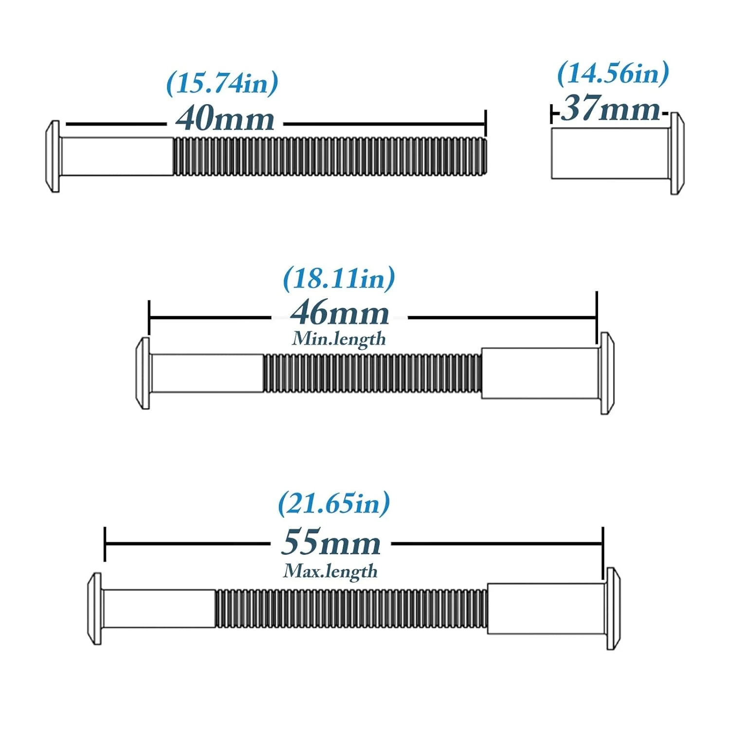 Stainless Steel Joint Connector Bolts 1028 Stainless Steel Joint Connector Bolts 1028