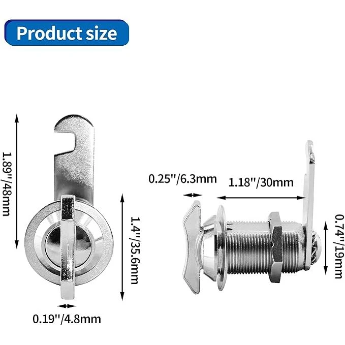 T Handle Swing Knob Turn Cam Lock386001