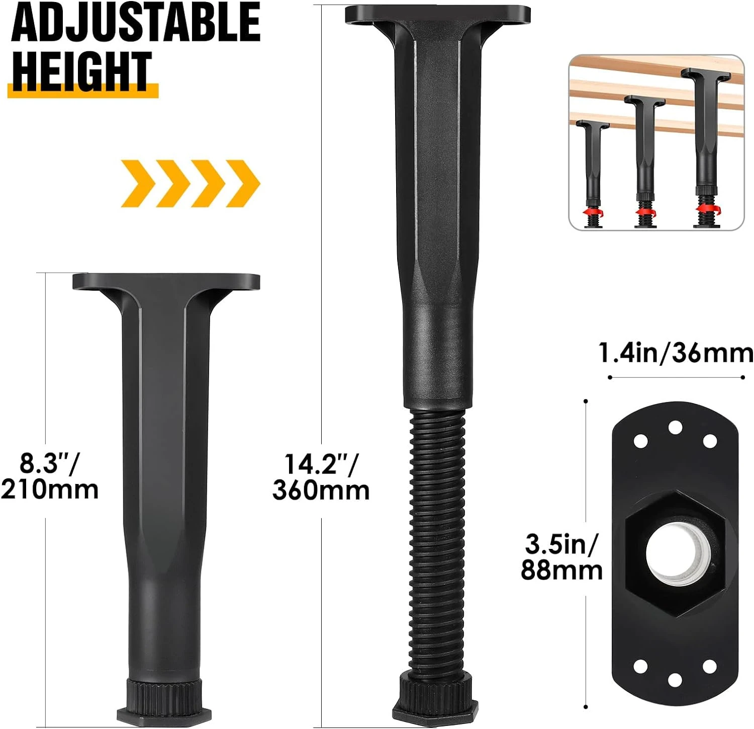 Metal Mattress Legs support439 Metal Mattress Legs support439