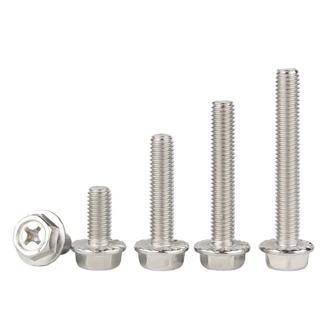 Stainless steel hexagonal flange bolt