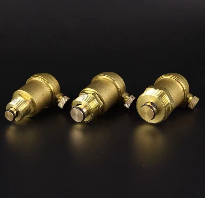 Brass material exhaust valve anti-corrosion