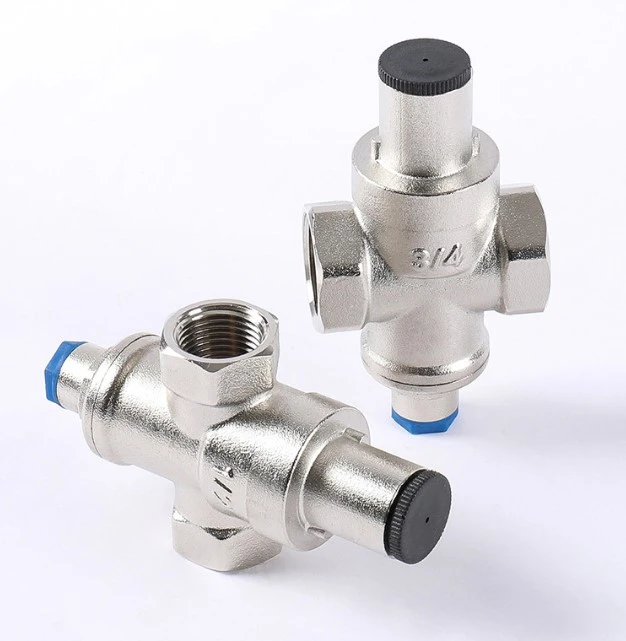 Brass nickel plated pressure reducing valve
