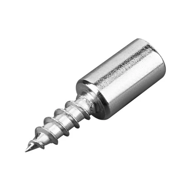 Storage rack nail holder screw