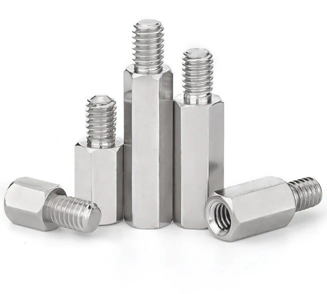 Stainless steel hexagonal single head stud Stainless steel hexagonal single head stud