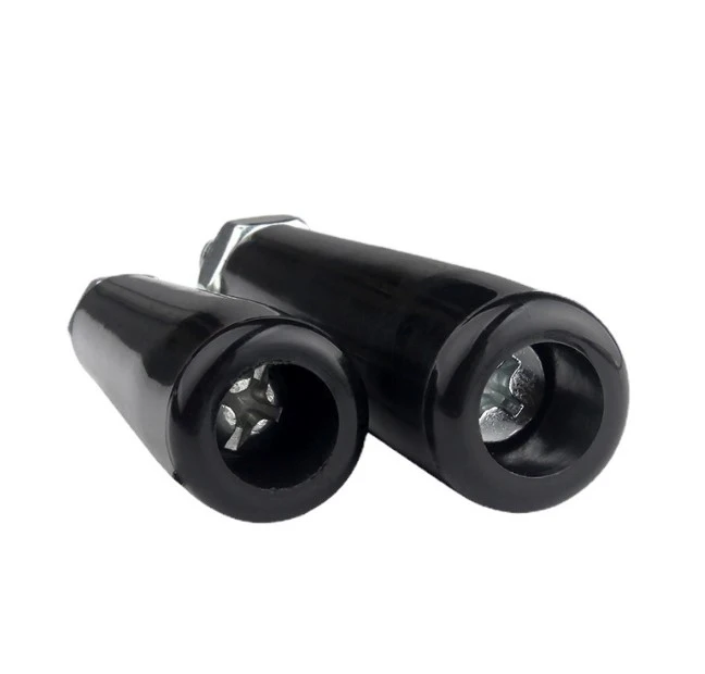 Rubber wood bolt with shiny surface