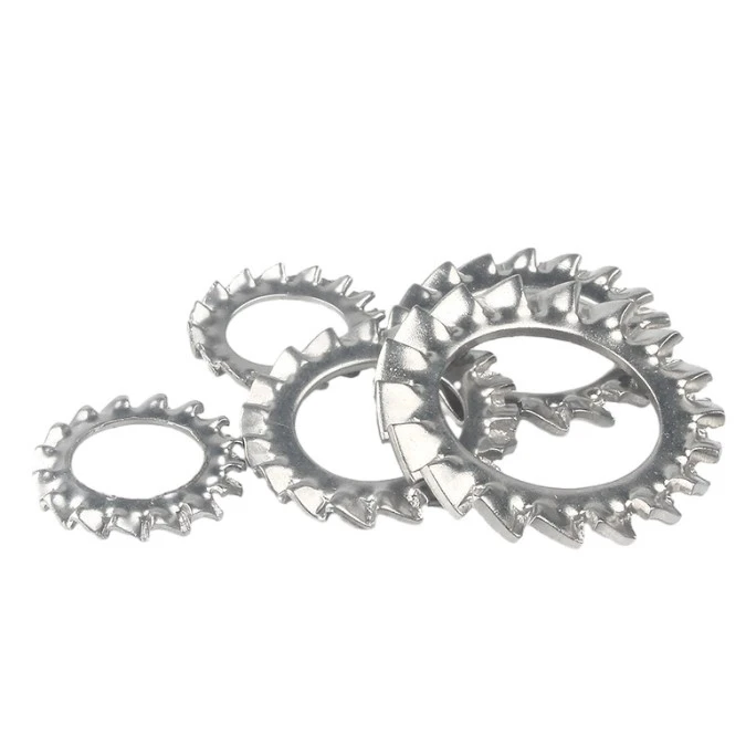 High quality stainless steel toothed external locking washer