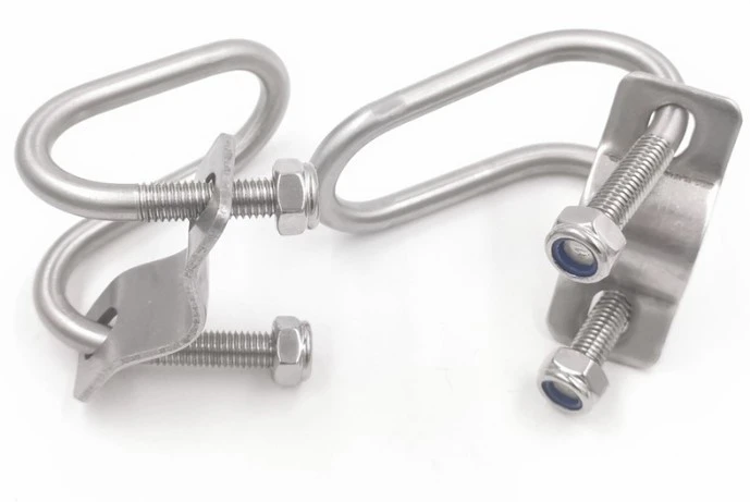 Stainless steel double U-shaped bolt