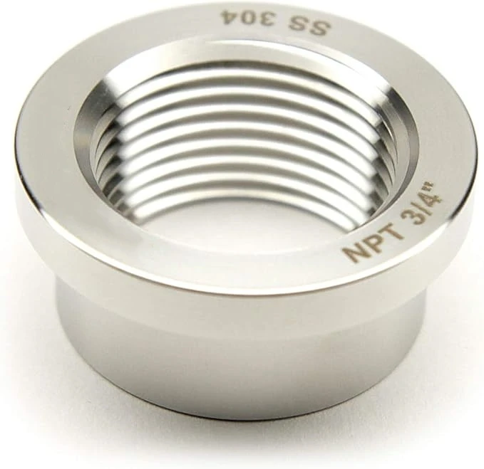 Stainless steel internal threads