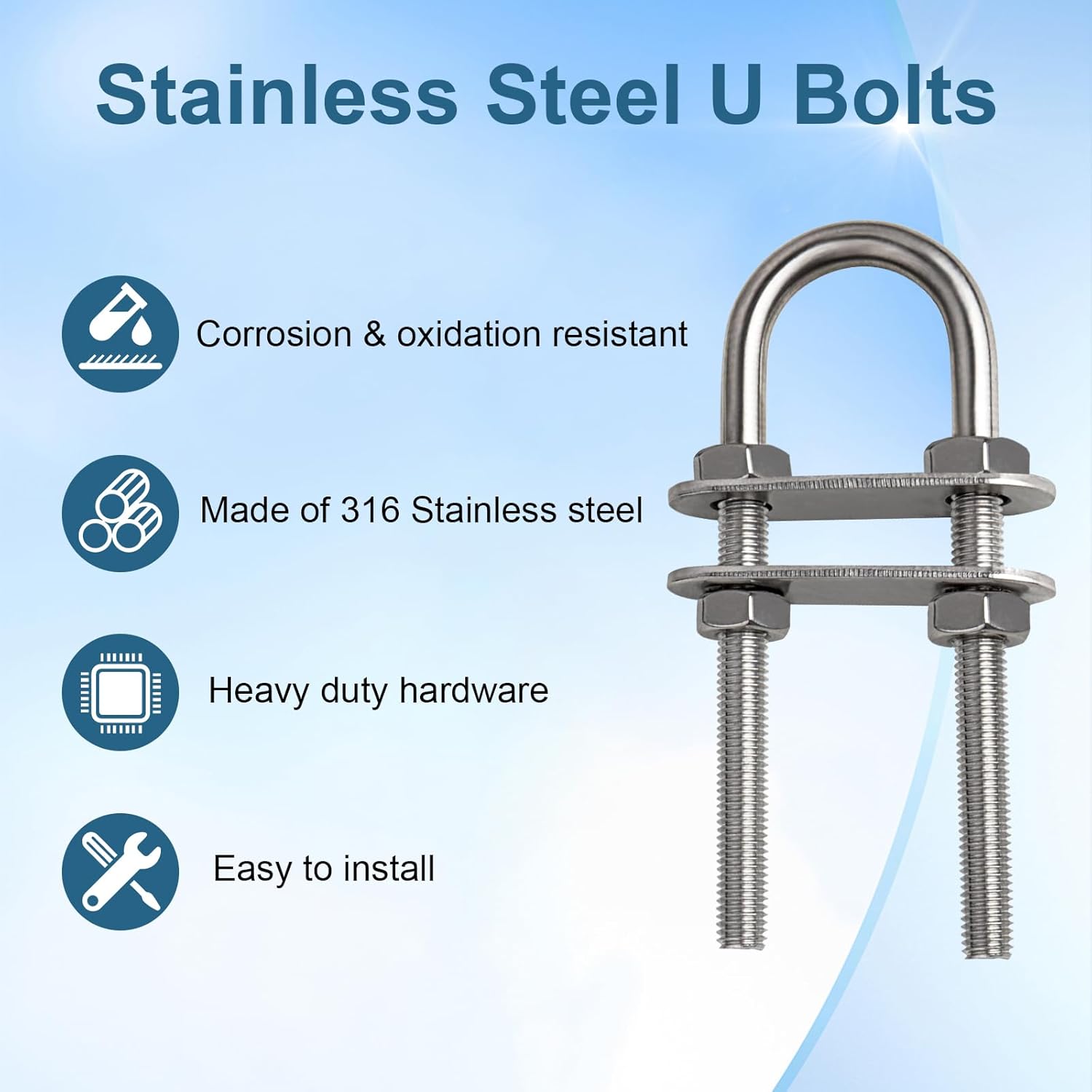 Corrosion Resistan U-Bolt