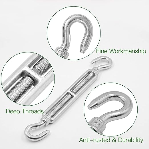 316 Marine Eye Hook Screw
