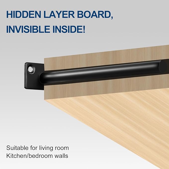 Invisible shelf brackets