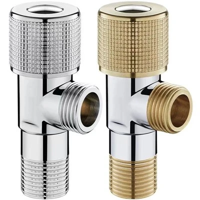 Bronze Tooth Hot And Cold Water Angle Valve