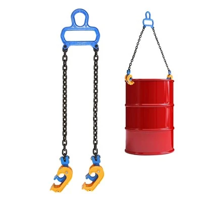Chain Grab Bucket/carbon Steel Double Hook Lifting Chain For Oil Drums