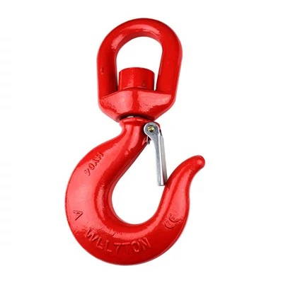 G80 Industrial Hook And Loop /Lifting Rotary Hook, Heavy-Duty Rotary Lifting Ring, Sling Hook