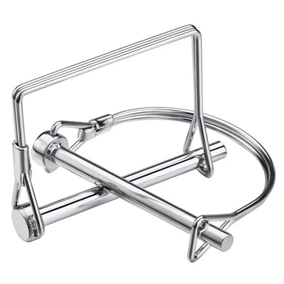 Square Pin D-shaped Pin D-type Lock Pin Spring Safety Pin Locating Pin Trailer Pin Square Lock